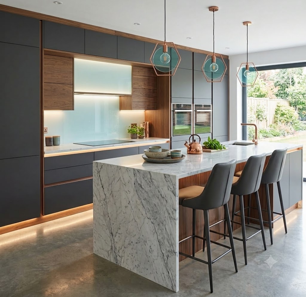 Custom kitchen by Easy Fit Interiors